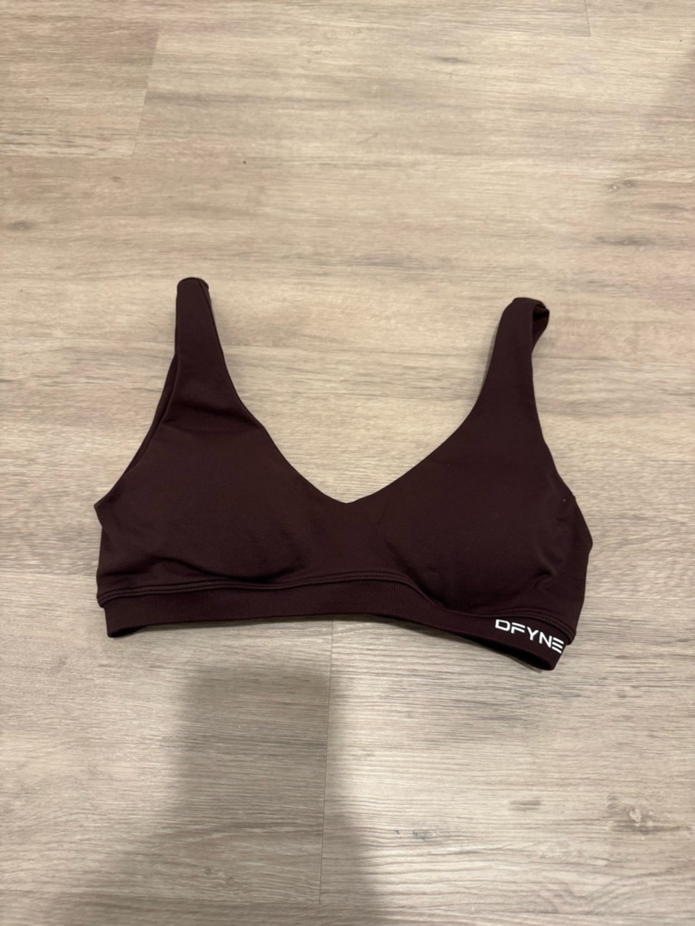 DFYNE Espresso Impact Scoop Back Bra